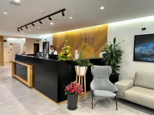 Lobbyen eller receptionen på Pearly Grey Ocean Club Apartments & Suites
