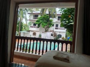 Parveke tai terassi majoituspaikassa Ritchita Beach way Calangute