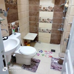 العجوزة المهندسين مسرح البالون العجوزة في القاهرة: حمام مع مرحاض ودش