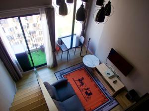 Posezení v ubytování Beautiful Condo Near Fashion Island-20 Minutes from Suvarnabhumi Airport (BKK)