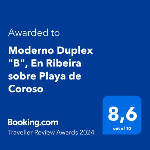 Zdjęcie z galerii obiektu Primera línea de mar apartamento dúplex en Ribeira w mieście Ribeira