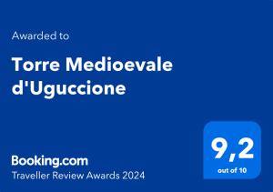 uno screenshot del sito web di «Melrolale d'uucrogenidate» di Torre Medioevale d'Uguccione a Sansepolcro