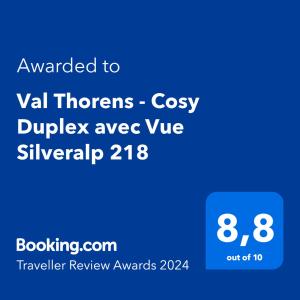 Foto sihtkohas Val Thorens asuva majutusasutuse Val Thorens - Cosy Duplex avec Vue Silveralp 218 galeriist