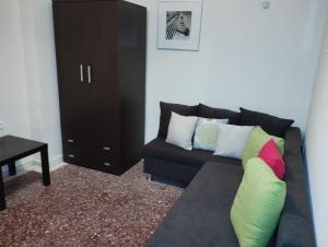 Posezení v ubytování Krokida Unique Apt