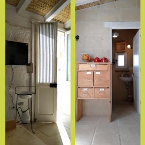 Kuchyň nebo kuchyňský kout v ubytování Casa del Glicine Andrano
