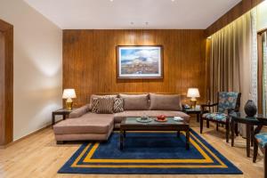 Istumisnurk majutusasutuses Moksha Himalaya Spa Resort