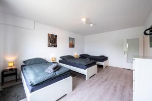 Ruang duduk di HA01 Großes Apartment am Hafen!