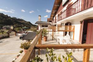 Uma varanda ou terraço em Hotel JB