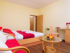 Postel nebo postele na pokoji v ubytování Hotel STARÝ PIVOVAR