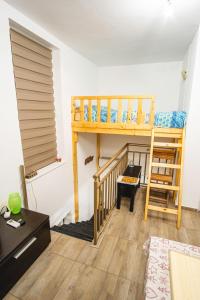 Ένα ή περισσότερα κρεβάτια σε δωμάτιο στο Ruse Center Apartment