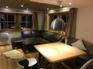 Posezení v ubytování Almchalet Zillertal
