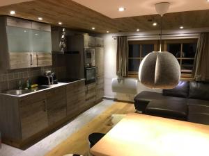 Posezení v ubytování Almchalet Zillertal