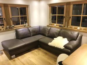 Posezení v ubytování Almchalet Zillertal