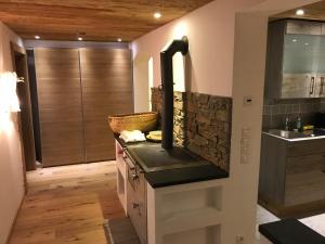 Koupelna v ubytování Almchalet Zillertal
