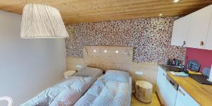 TV a/nebo společenská místnost v ubytování Almchalet Zillertal