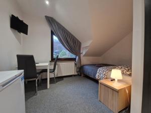 TV a/nebo společenská místnost v ubytování Willa Lawenda- Pokój Superior 7