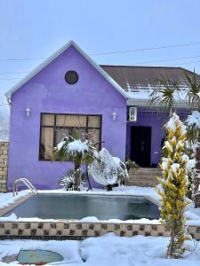 イスマユルにあるAkbA-Frame3の地面雪紫の家