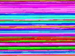 マリネッラにあるApartment D4 - G1 by Interhomeの虹色紙の山