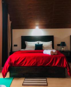 A bed or beds in a room at Water Side Residence