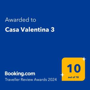 ใบรับรอง รางวัล เครื่องหมาย หรือเอกสารอื่น ๆ ที่จัดแสดงไว้ที่ Casa Valentina 3