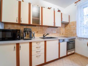 Kuchyň nebo kuchyňský kout v ubytování Holiday Home Vrbová Lhota U Aničky by Interhome