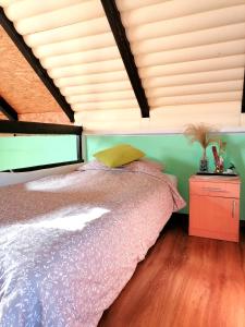 Krevet ili kreveti u jedinici u okviru objekta Sunny Side Fruska Gora -touristic estate