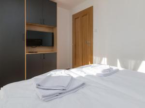 Postel nebo postele na pokoji v ubytování Apartman Vidovic Tara