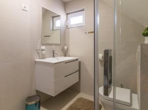 Koupelna v ubytování Apartman Vidovic Tara