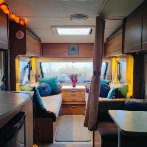 Istumisnurk majutusasutuses Kintyre Caravan