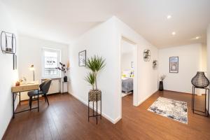 Posezení v ubytování LaDolceVita - 100m2 Apartment in Zentraler Lage