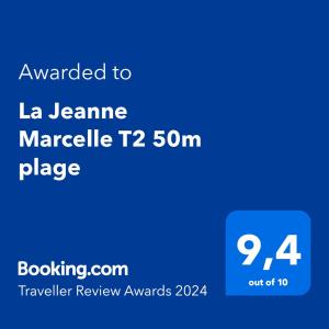 Φωτογραφία από το άλμπουμ του La Jeanne Marcelle T2 50m plage σε Ρουαγιάν