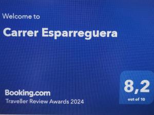 Certificado, premio, señal o documento que está expuesto en Carrer Esparreguera