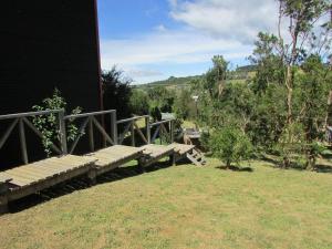 Jardín al aire libre en Lodge Cumbres de Chiloe
