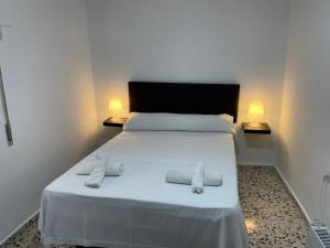 Posteľ alebo postele v izbe v ubytovaní Apartamento Balcón del Tajo