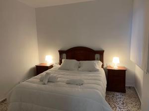Posteľ alebo postele v izbe v ubytovaní Apartamento Balcón del Tajo