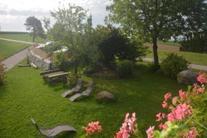Garður fyrir utan Bio-Bauernhof Haunschmid