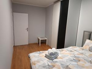 Voodi või voodid majutusasutuse Apartman Mima toas