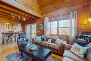 Posezení v ubytování Leeny’s Lodge