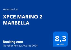 Certifikát, ocenenie alebo iný dokument vystavený v ubytovaní XPCE MARINO 2 MARBELLA - Parking Free