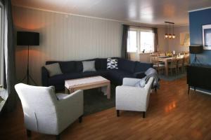 Χώρος καθιστικού στο Hamnøy - Big Apartment - Amazing - Marvellous view
