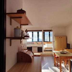Η κουζίνα ή μικρή κουζίνα στο Campitello Holiday Monolocale