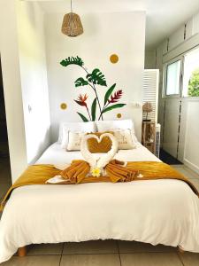 Cama o camas de una habitación en Cahya Lodge