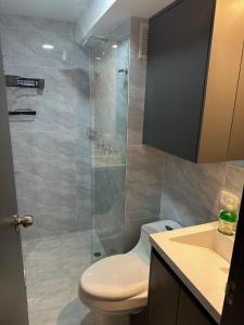 Koupelna v ubytování Moderno Apartamento Primer Piso Cerca de Pereira