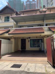 a house with a gate in front of it at NEW RETRO@GEORGETOWN #WIFI/Spacious/Comfort/Clean. in George Town