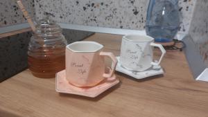 مرافق لصنع الشاي والقهوة في Apartman Kiara