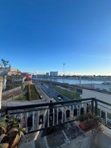 a view from the balcony of a building at Hotel L'Approdo in Brindisi