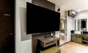 Kuchyň nebo kuchyňský kout v ubytování Dongtan BobosHotel
