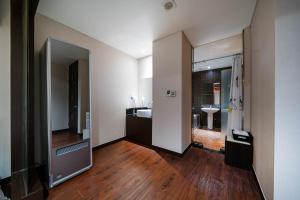 Kuchyň nebo kuchyňský kout v ubytování Dongtan BobosHotel