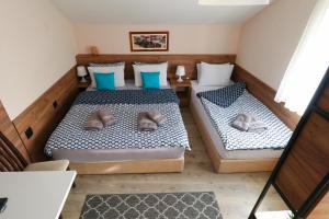 Letto o letti in una camera di Studio Apartments Maksimović