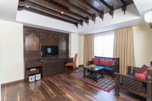 TV a/nebo společenská místnost v ubytování Hotel Shambala